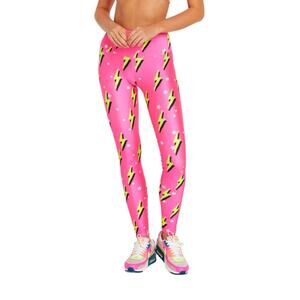 Goldsheep Flex All Day Pink Neon Bolts Legging
